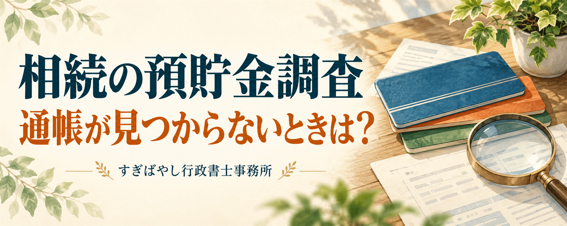 相続の預貯金調査｜通帳がない・銀行が分からないときの確認方法